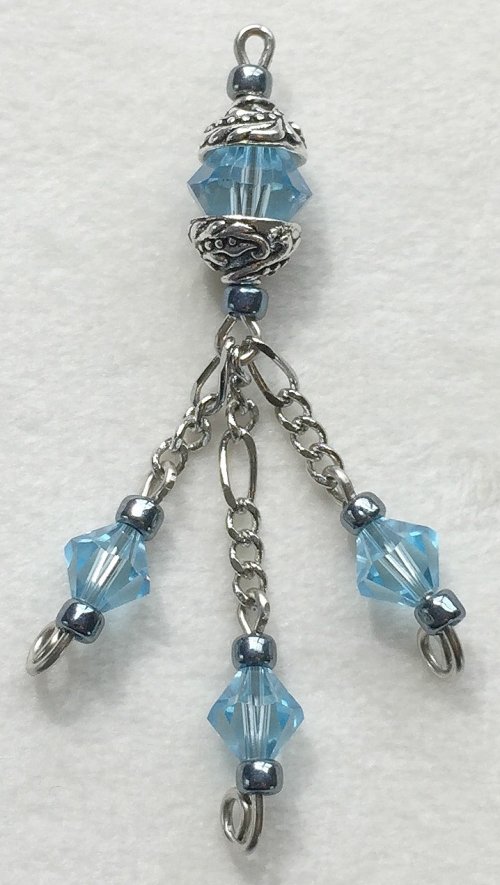 Kristal Wick's Seabreeze Earrings - , Contemporary Wire Jewelry, Loops, Wire Loop, Wrapped Wire Loop, assemble the earring